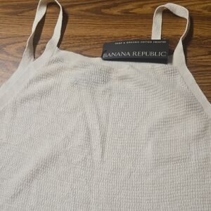 Banana Republic Organic Cotton Cream Camisole